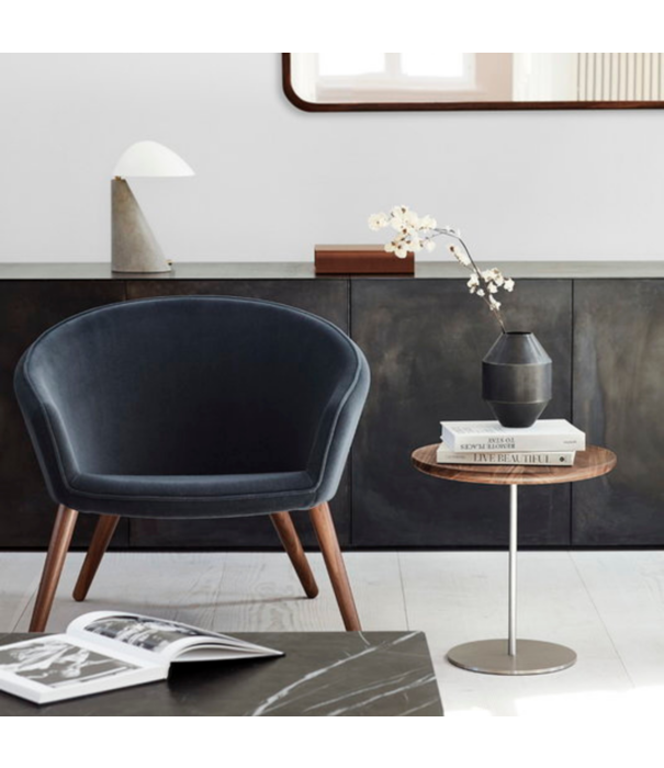 Fredericia  Fredericia - Pal Side Table walnut Ø44