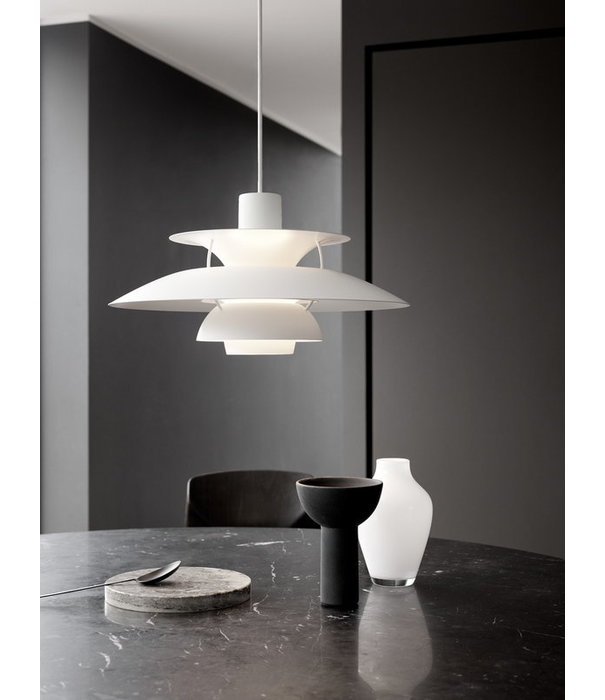 Louis Poulsen  Louis Poulsen - PH 5 Monochrome White Pendant