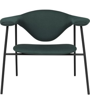 Gubi - Masculo lounge chair - base 4 leg