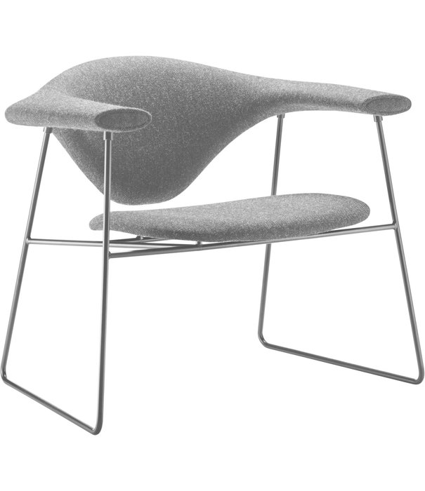 Gubi  Gubi - Masculo lounge chair - base 4 leg