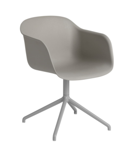 Muuto - Fiber armstoel met swivel basis met return