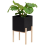 Design House Stockholm - Botanic Pedestal Pot black / ash