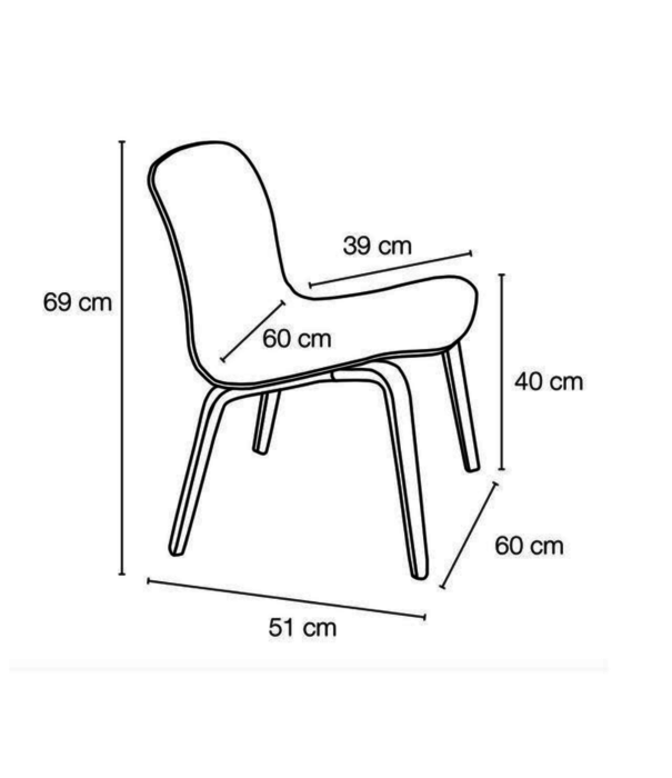 Muuto  Muuto - Visu Lounge Chair Upholstered