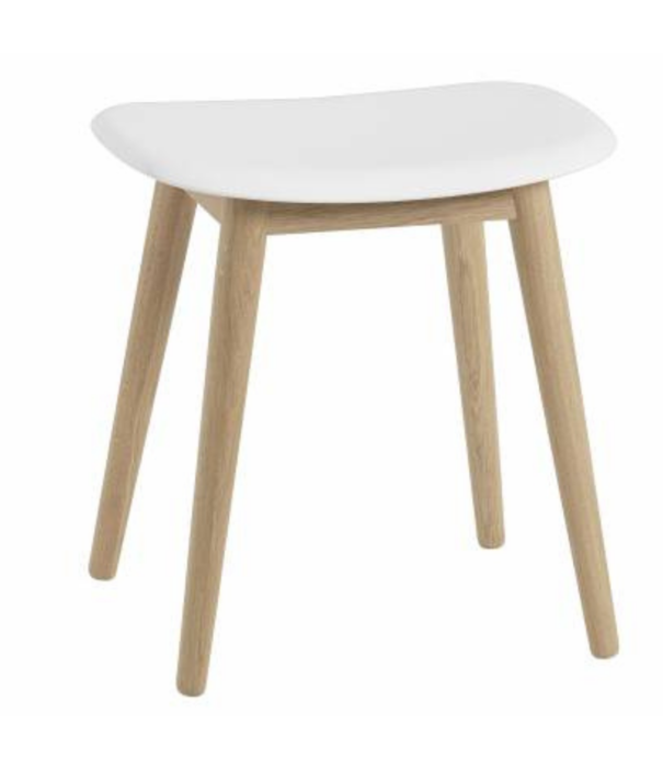 Muuto  Muuto - Fiber stool - wood base