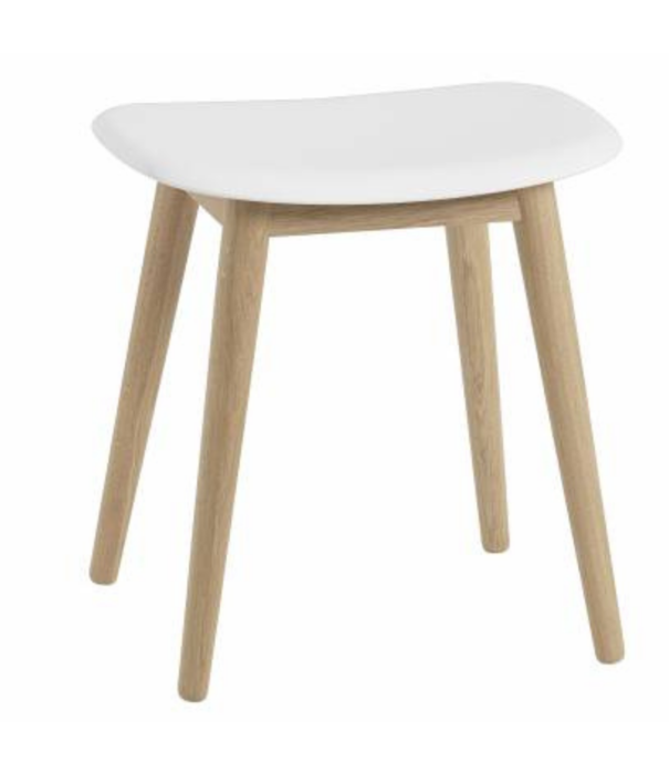 Muuto  Muuto Fiber Stool, wood base