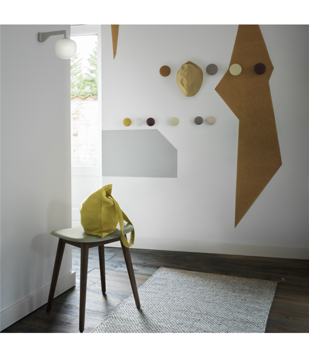 Muuto  Muuto Fiber Stool leather, wood base