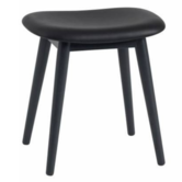 Muuto - Fiber stool leather - wood base