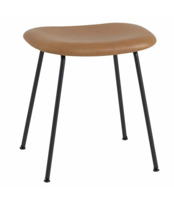 Muuto  Muuto - Fiber stool leather - tube base