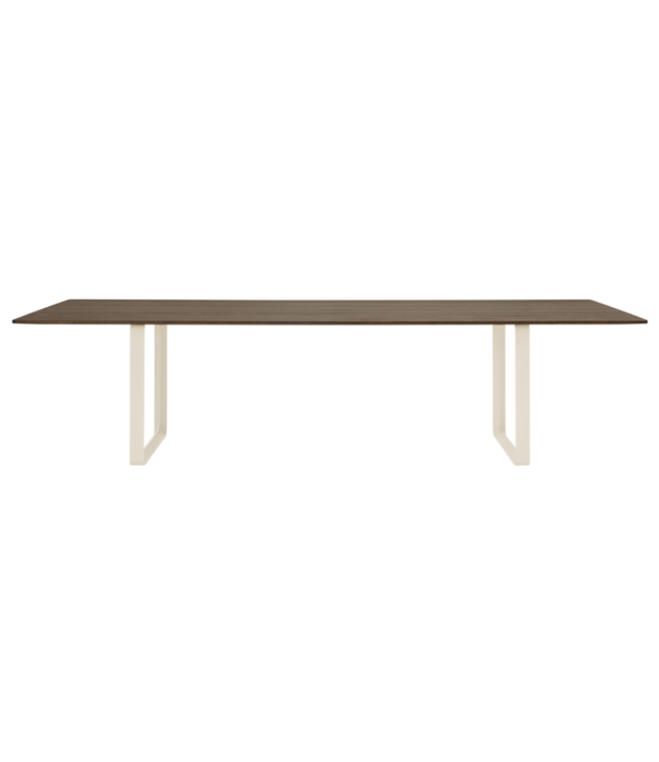 Muuto  Muuto 70/70 Dining Table solid smoked oak, sand base