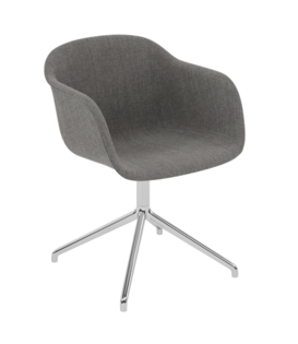 Muuto Fiber Armchair fabric Remix 152,  swivel base with return