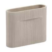 Ridge Vase beige