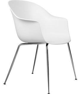 Gubi - Bat Dining Chair - conic base chrome