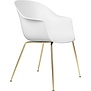 Gubi - Bat dining chair - conic base brass