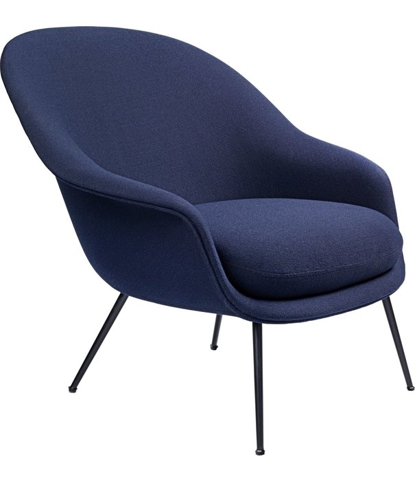 Gubi  Gubi Bat Lounge Chair Upholstered, Low back, conic base