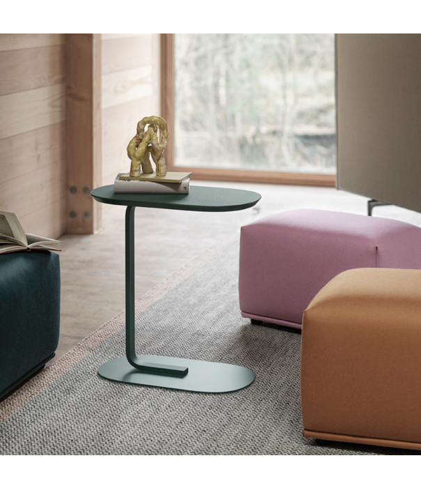 Muuto  Muuto - Relate side table dark green