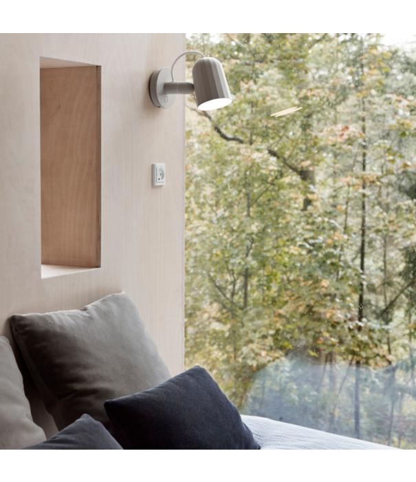 Hay  Hay - Noc Wall Button wandlamp - dark grey