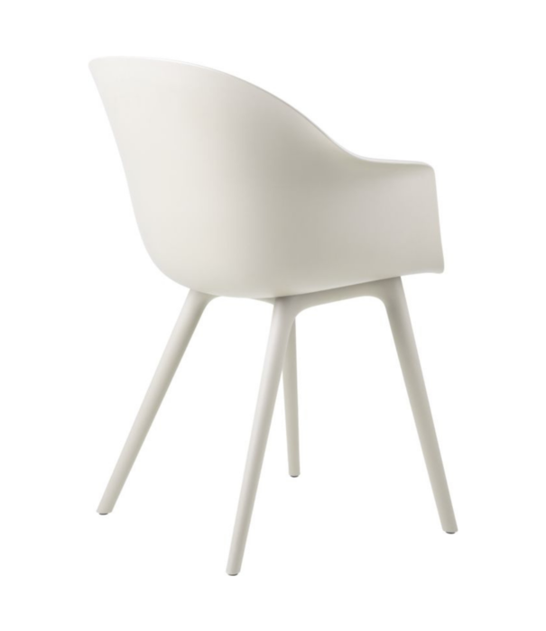 Gubi  Gubi - Bat dining chair monochrome - plastic base