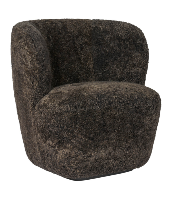 Gubi  Gubi - Stay lounge chair small - base black