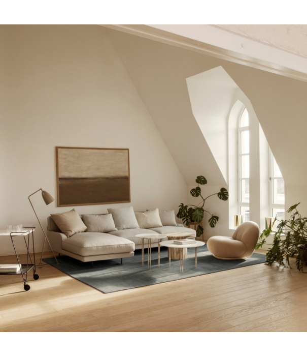 Gubi  Gubi - Flaneur corner sofa 2 x 300 - black base