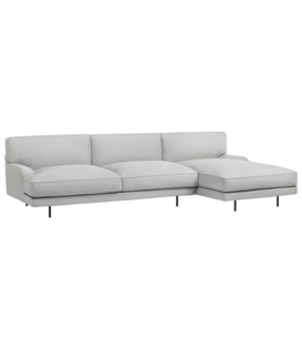 Gubi - Flaneur 2-seater Sofa with chaise longue