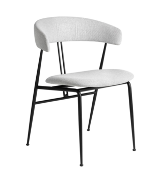 Gubi - Violin Dining Chair fully upholstered