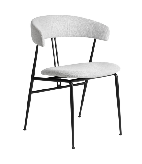 Gubi  Gubi - Violin Dining Chair fully upholstered