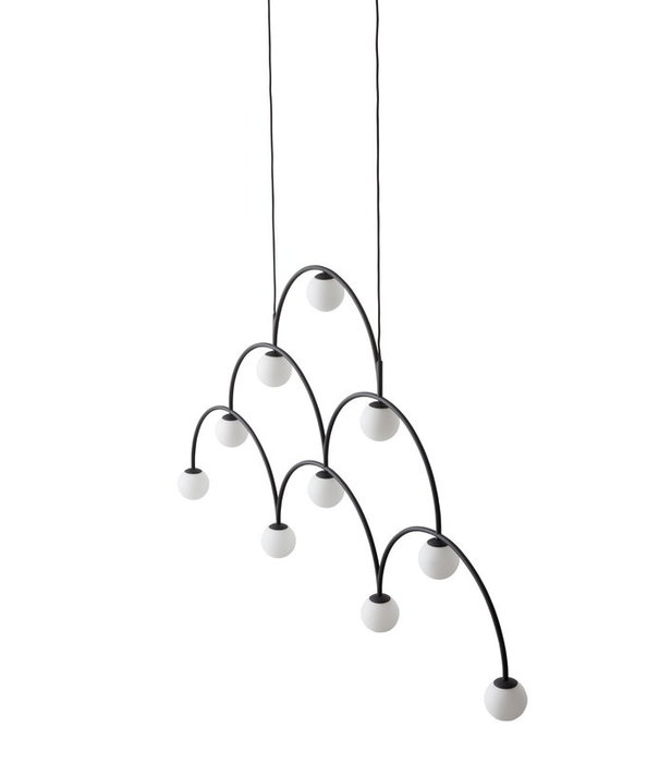 Pholc  Pholc Bounce 169 Hanglamp zwart, opaal