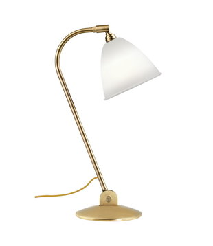 Gubi - BL2 Table Lamp brass - bone china Ø16