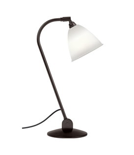 Gubi - BL2 Table Lamp black brass - bone china Ø16