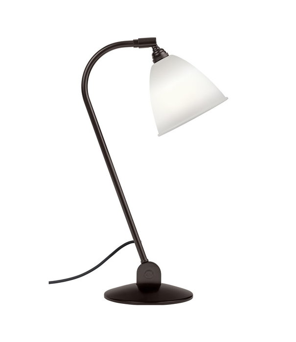 Gubi  Gubi - BL2 Table Lamp black brass - bone china Ø16