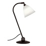 Gubi - BL2 Table Lamp black brass - bone china Ø16