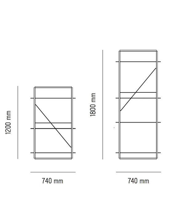 New Works  New Works Florence Cabinet Medium H 120 cm.