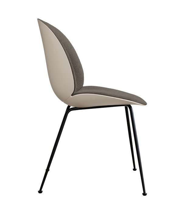 Gubi  Gubi - Beetle Chair new beige - front uph.- conic base