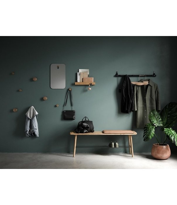 Ekta Living Ekta Living Scala bench black oak L124