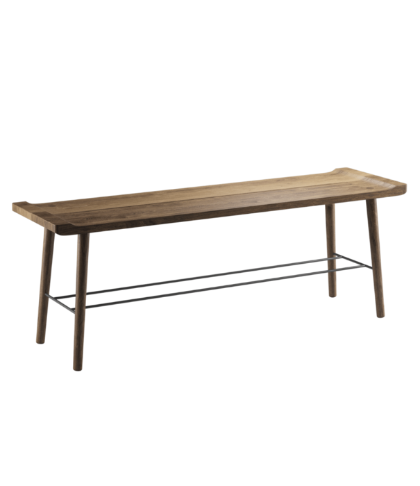 By Wirth  By Wirth - Scala bank gerookt eiken L124 cm.