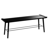 Ekta Living Scala bench black oak L124