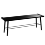 By Wirth - Scala bench black oak L124 cm.