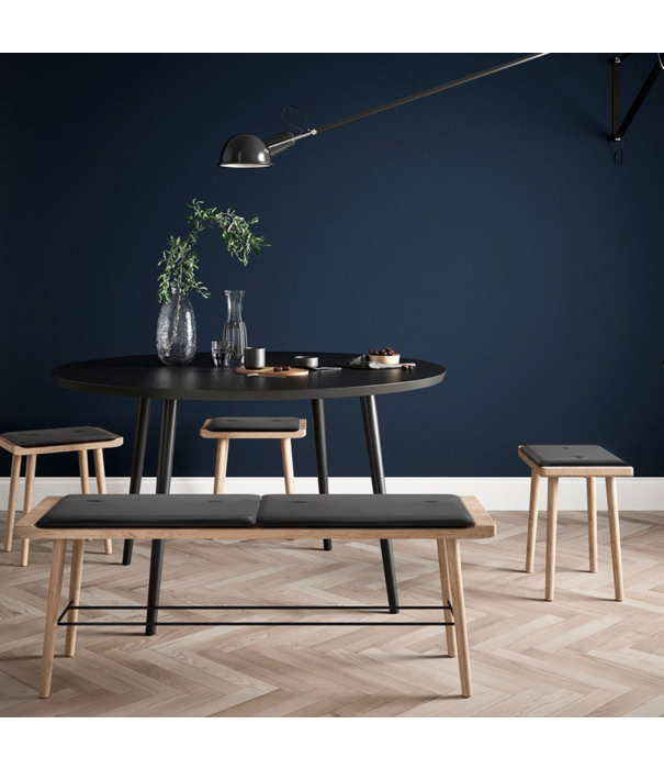 Ekta Living Ekta Living Scala bench black oak L124