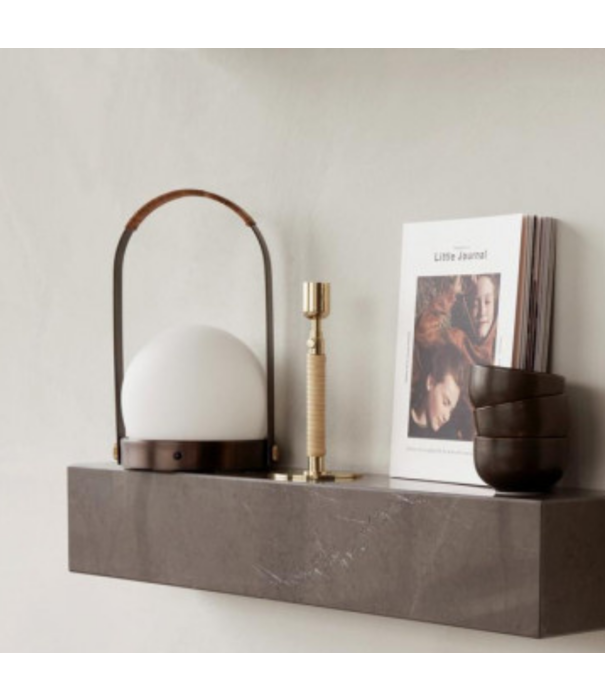 Audo Audo - Carrie table lamp leather