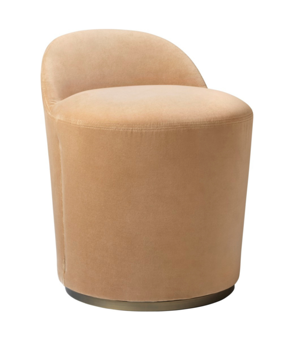 Gubi  Gubi - Tail dining chair upholstered low back