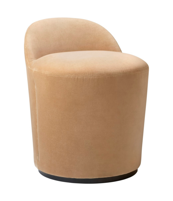 Gubi  Gubi - Tail dining chair upholstered low back