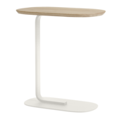 Muuto - Relate bijzettafel  eiken - voet off white