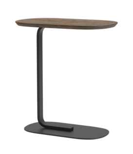 Muuto Relate Side Table smoked oak, black