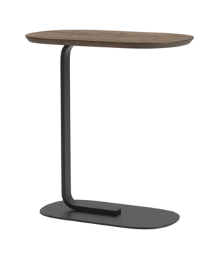 Relate Side Table smoked oak, black