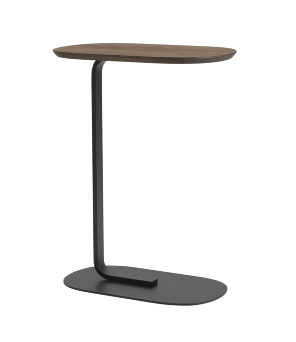 Muuto  Muuto - Relate side table solid smoked oak/black