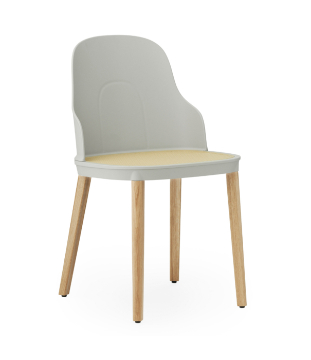 Normann Copenhagen  Normann Copenhagen Allez Chair plastic, molded wicker, oak wood base