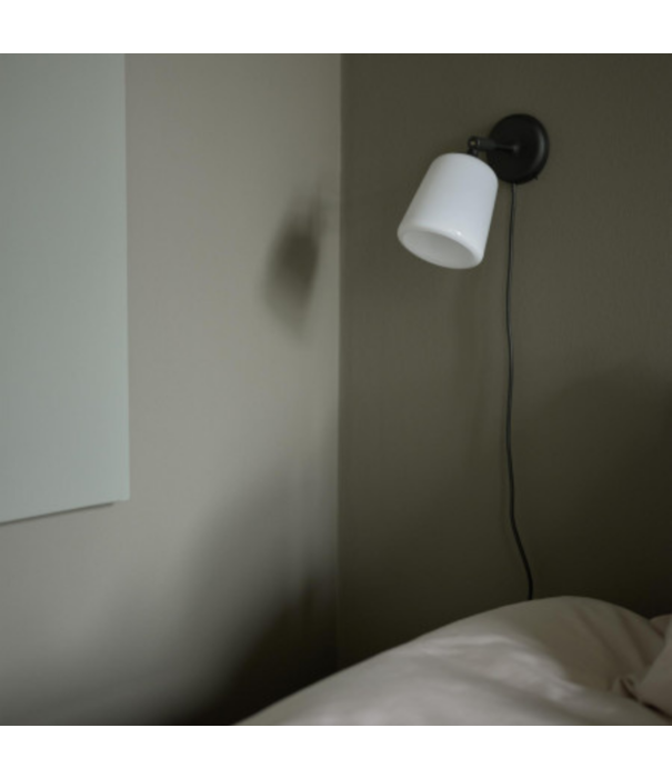 New Works  New Works - Material Wall Lamp  - White Opaal