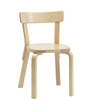 Artek - Chair 69 birch, natural lacquered