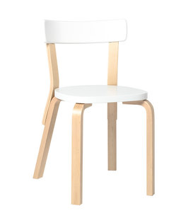 Artek - Chair 69 Birch-White