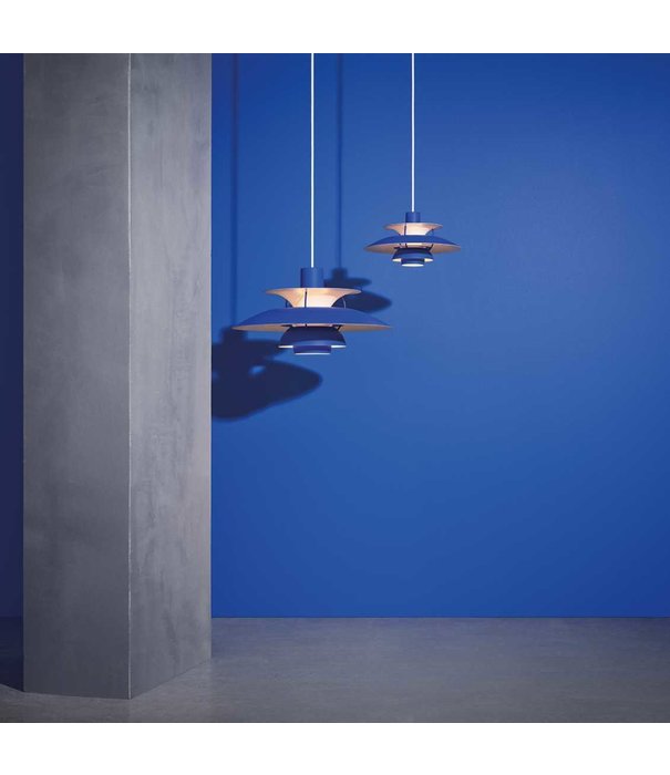 Louis Poulsen  Louis Poulsen - PH 5 Mini Monochrome Blue Hanglamp